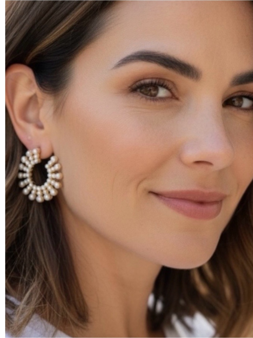 Plunder Faux Pearl Earrings by Plunder Design